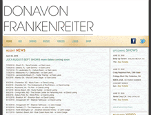 Tablet Screenshot of donavonf.com